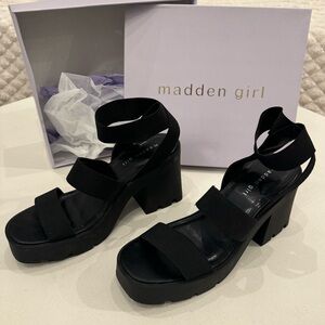 Madden girl chunky block heel